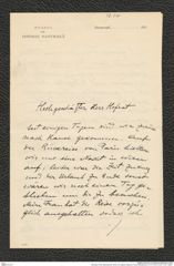 Nachlass Franz Steindachner, Brief von Grigore Antipa an Franz Steindachner (14.10.1913), Inv.Nr. 13.07, Seite 1
